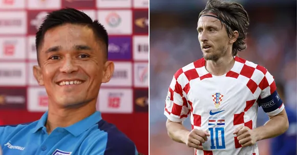 Luka Modric wishes all the best to Sunil Chhetri ahead of his final International match