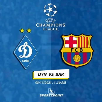 Dynamo Kyiv VS Barcelona: UCL Match Preview, Lineups, And Dream11 Team Prediction