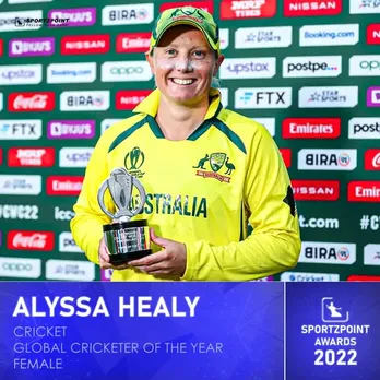 Sportz Point Awards 2022 | Female Cricketer of the Year | Alyssa Healy