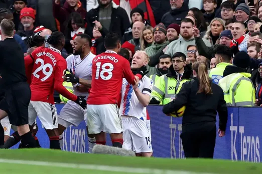 Manchester United vs Crystal Palace: Casemiro Red Card Incident