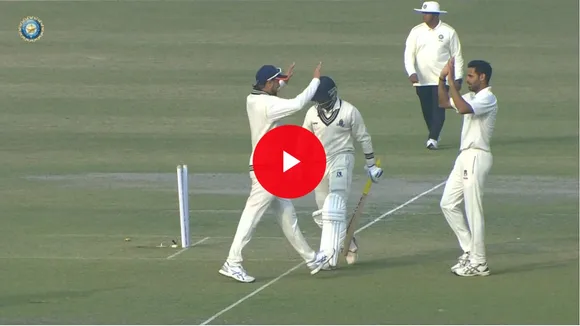 WATCH: Bhubaneshwar Kumar making a return to red-ball cricket with an 8/41 against Bengal in Ranji Trophy 2024