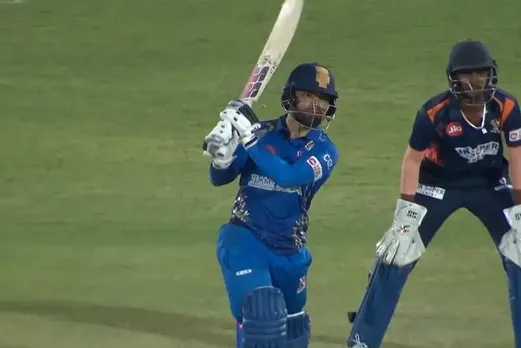 Watch: Rinku Singh hitting consecutive sixes to win the match in the UP T20 League