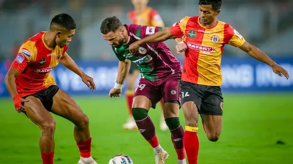 Mohun Bagan vs East Bengal ISL 2023-24 Highlights | Petratos scores a late equaliser as the Kolkata Derby ends all square at the Vivekananda Yuba Bharati Krirangan