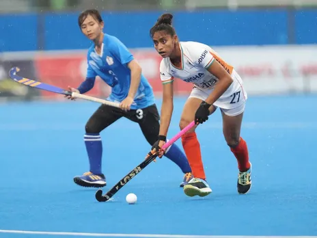 India storm into Semi-Finals of Women's Junior Asia Cup 2023 with 11-0 win against Chinese Taipei