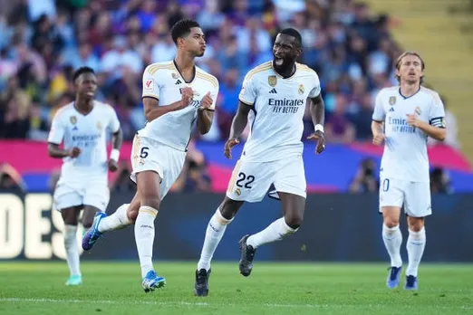 La Liga 2023-24: Barcelona vs Real Madrid Highlights | Bellingham scored a brace as Los Blancos came back from 0-1 down to win it by 2-1 in the El Classico