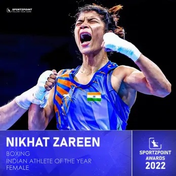 Sportz Point Awards 2022: Indian Female Athlete of the year 2022 | Nikhat Zareen
