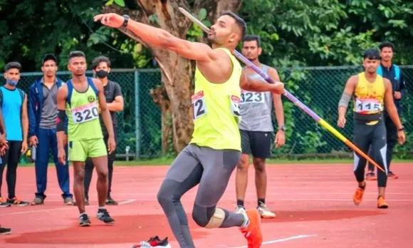 Kishore Jena wins gold medal in men's javelin throw event at Sri Lanka Athletics Championships
