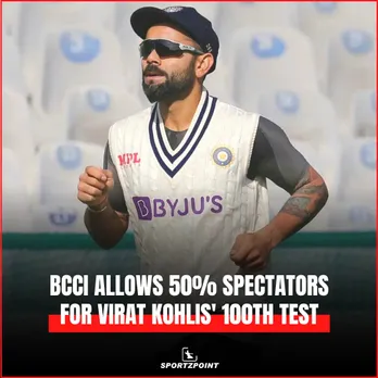 India vs SL: BCCI allows 50% spectators for Virat Kohli's 100th Test