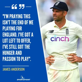 "I am praying this is not the end": James Anderson