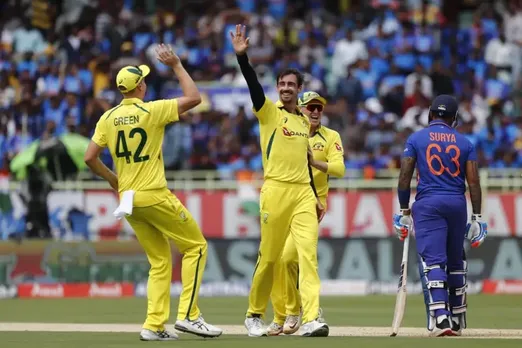 INDvsAUS 2nd ODI Match Report: Australia thrash India by 10 wickets after a dominant bowling spell from Mitchell Starc