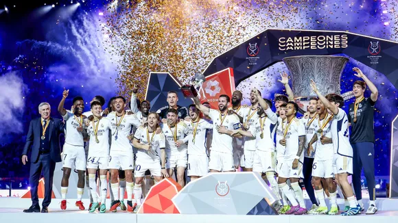 Real Madrid vs Barcelona Spanish Super Cup 2024 Final Highlights: Real Madrid thrash Barcelona by 4-1 to win their 13th Super Copa title