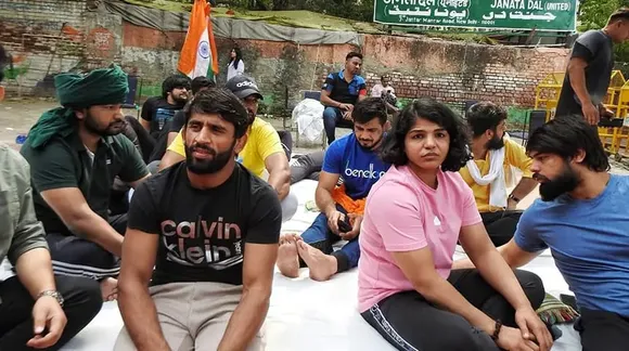 Indian Wrestlers are sleeping on the streets overnight as they continue their protests against WFI President Brijbhushan Singh