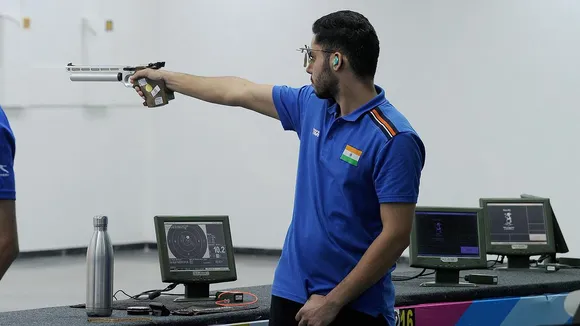 Vijayveer Sidhu confirmed country's 17th Paris Olympic quota by qualifying for the men's 25m rapid-fire pistol final