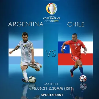 Argentina vs Chile: Copa America 2021 Match Preview, Team News, Dream 11 Prediction