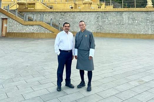 gautam adani with bhutan PM
