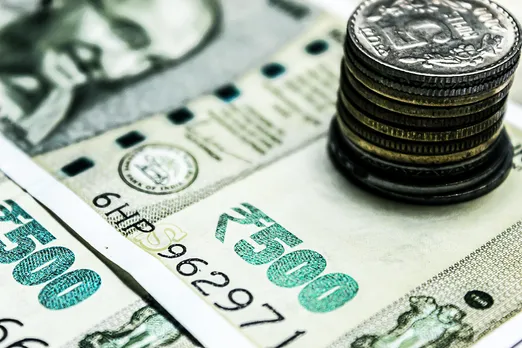 indian rupees and coins
