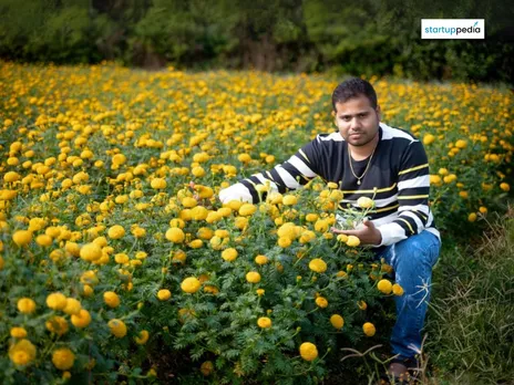 marigold farmer Arup Ghosh