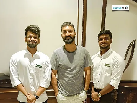 Shreyas Jalapur and Henik Gala - Co-founders Of Scrapji With Dinesh Karthik