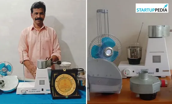 This 52 YO Kerala man innovates smart mixie with 15 unique features that works without electricity