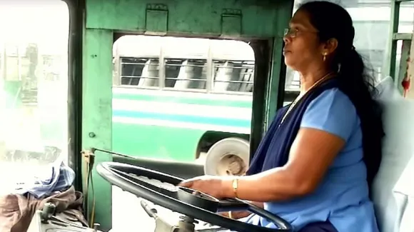 Vasanthakumari first female bus driver