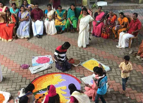 நிவாரண முகாம்களில் கொண்டாடப்பட்ட ஓணம் திருநாள்