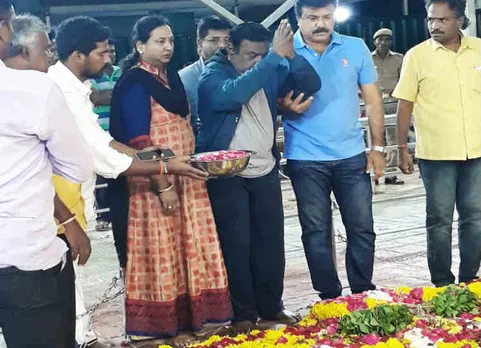 vijayanth at karunanidhi memorial, விஜயகாந்த்