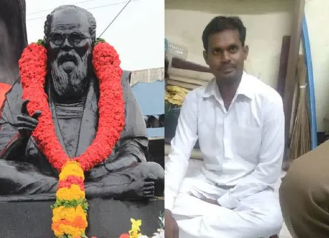 பெரியார் சிலை மீது செருப்பு வீசியவர் மீது பாய்ந்த குண்டர் சட்டம்