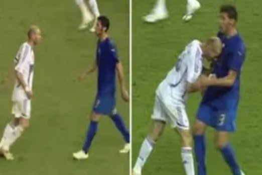 zinedine zidane, marco Materazzi, materazzi, zidane, 2006 world cup, world cup 2006, zidane headbutt, zidane head butt, zidane materazzi, ஜிடேன், உலகக் கோப்பை கால்பந்து 2020, விளையாட்டு செய்திகள்,