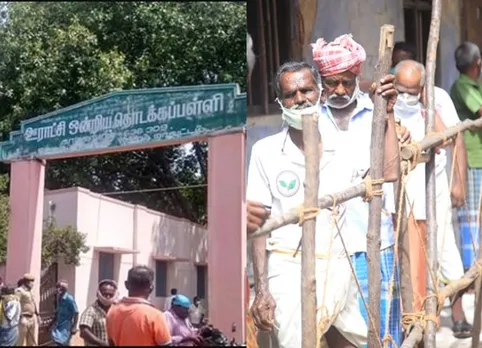 பள்ளியில் வைத்து தரப்பட்ட டாஸ்மாக் டோக்கன்கள்! முதல்வர் மாவட்டத்தில் நடந்த அவலம்!