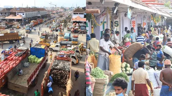 4 மாதங்களுக்குப் பிறகு கோயம்பேடு சந்தை திறப்பு: மகிழ்ச்சியில் மக்கள்!