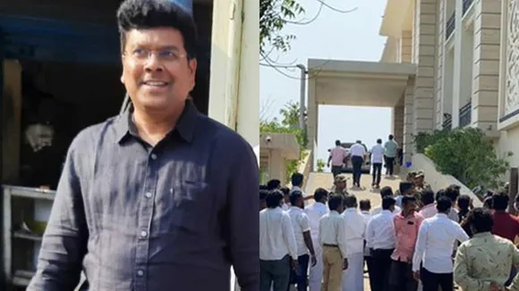 IT raid, income tax raid in mk stalin son in law sabareesan house, முக ஸ்டாலின் மருமகன் சபரீசன் வீட்டில் ஐடி ரெய்டு, சபரீசன் வீட்டில் வருமானவரி சோதனை, திமுக, முக ஸ்டாலின் மகள் செந்தாமரை சபரீசன் வீட்டில் ஐடி ரெய்டு, it raid at sabareesan house, senthamarai - sabareesan, dmk, chennai, sabareesan neelangkarai house, it raid