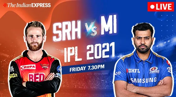 SRH vs MI live match in tamil: SRH vs MI live score and match highlights tamil