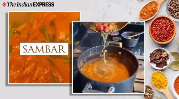 How to Make Sambar in cooker in Tamil