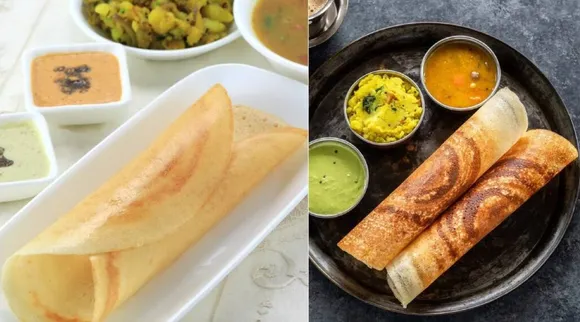 How To make crispy dosa Using Ration Rice