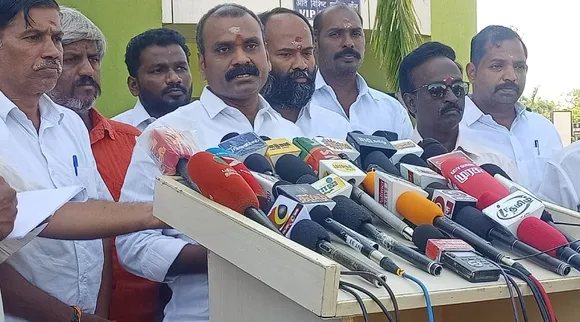 'ஓட்டுக்காக இந்து மக்களை ஏமாற்றும் செயலை தி.மு.க நிறுத்திக் கொள்ள வேண்டும்' - எல். முருகன் பேச்சு