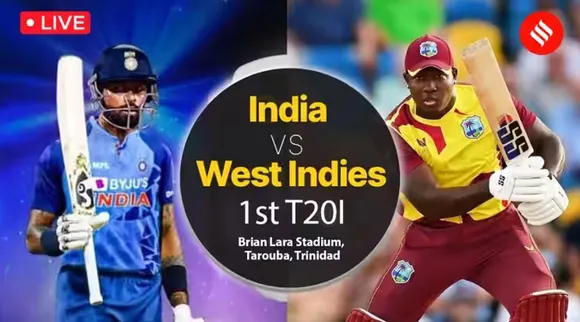 IND VS WI, 1st T20 Highlights: திலக் வர்மா அதிரடி வீண் : இந்திய அணி 4 ரன்கள் வித்தியாசத்தில் தோல்வி