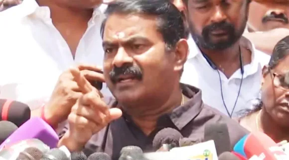 ‘சிறுபான்மையினர் என்று சொன்னால் செருப்பால் அடிப்பேன்’ - சீமான் ஆவேசம்