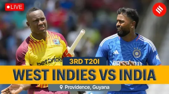 IND vs WI 3rd T20 Score: சூர்யகுமார், திலக் அதிரடி; 7 விக்கெட் வித்தியாசத்தில் வெஸ்ட் இண்டீஸை வீழ்த்தி இந்தியா வெற்றி