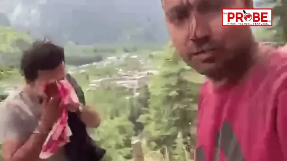 Unseen footage of Sangla valley landslide horror caught on tape by survivor