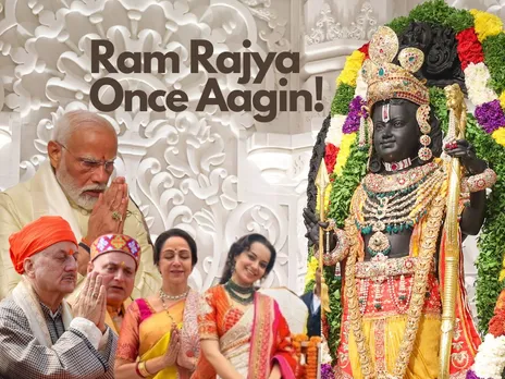 Ram Mandir Pran Pratishtha: Pics of Celebs & Ram Lalla From Ayodhya!