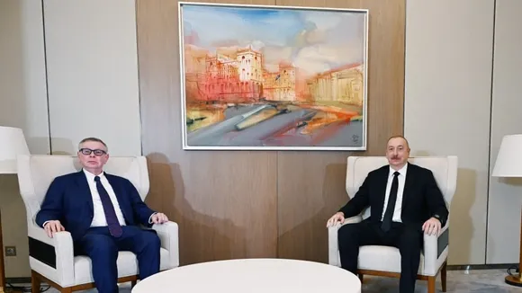 President Aliyev Meets UN Official at 6th World Forum on Intercultural Dialogue in Baku