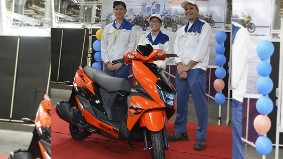 Suzuki Motorcycle India Rolls Out 8 Millionth Two-Wheeler in 19 Years