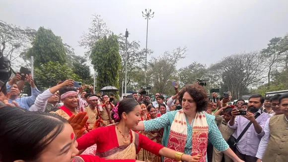 Priyanka Gandhi Campaigns for Gaurav Gogoi in Jorhat Ahead of Crucial Lok Sabha Election