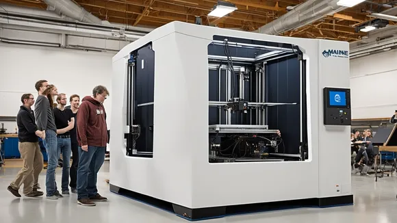 University of Maine Unveils World's Largest 3D Printer, Surpassing Previous Record