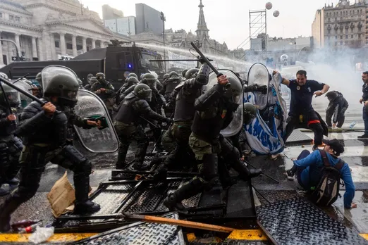 Violent Clashes in Buenos Aires: Mass Protests Leave 55 Injured and 86 Detained