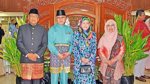 Indonesian Embassy Hosts Hari Raya Open House in Brunei, Attended by Royalty and Officials