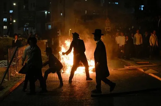 Protest Against Supreme Court Order to Enlist in Israeli Military Sparks Violence in Jerusalem