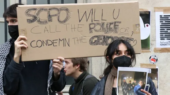 Sciences Po Students Stage Sit-In, Hunger Strike in Solidarity with Gaza