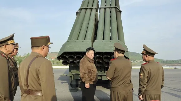 North Korea Tests New 240mmMultipleRocket Launcher Amid Speculation of Arms Supply to Russia