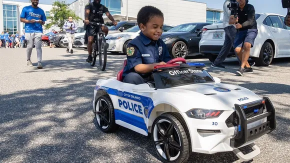 4-Year-Old Battling Kidney Disease Becomes Honorary Police Officer in Orlando